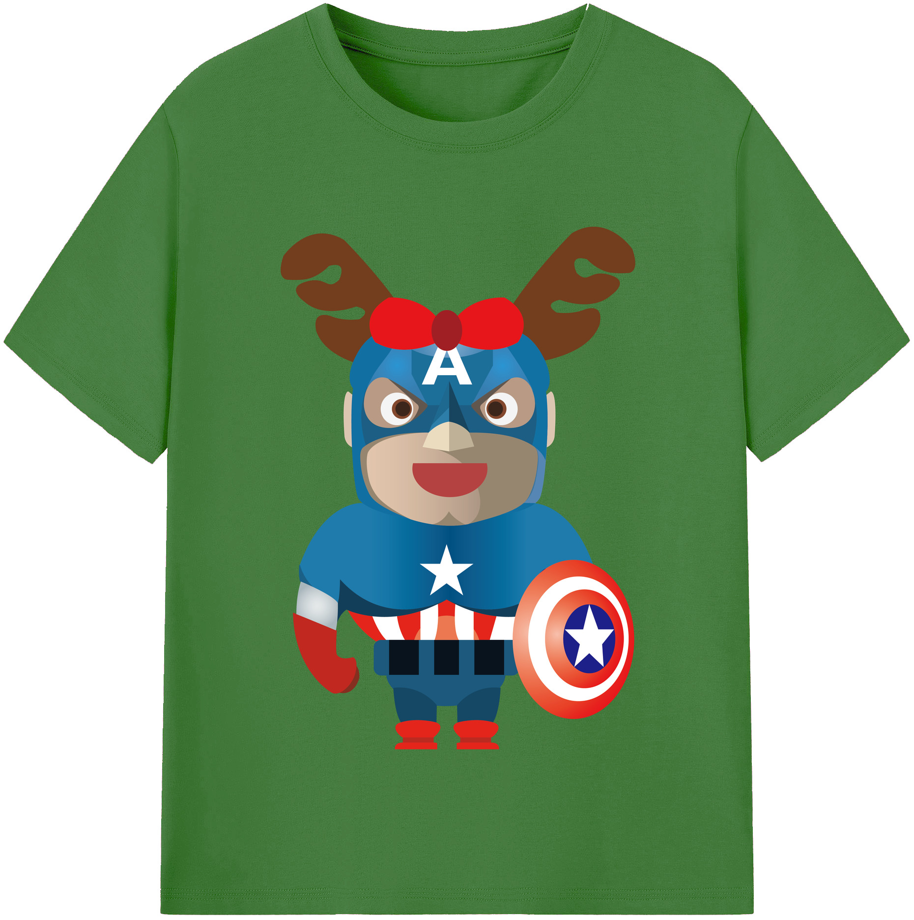 （画像用） アベンジャーズ The Avengers レディースカジュアルプリントTシャツ（綿100％）